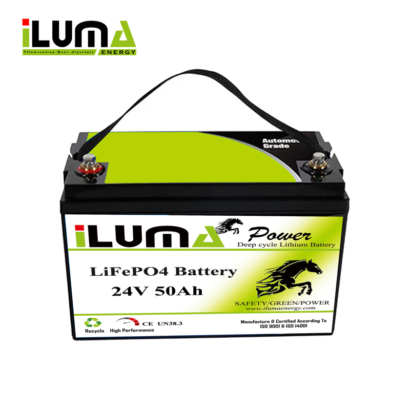 24V 50Ah LiFePO4 Battery