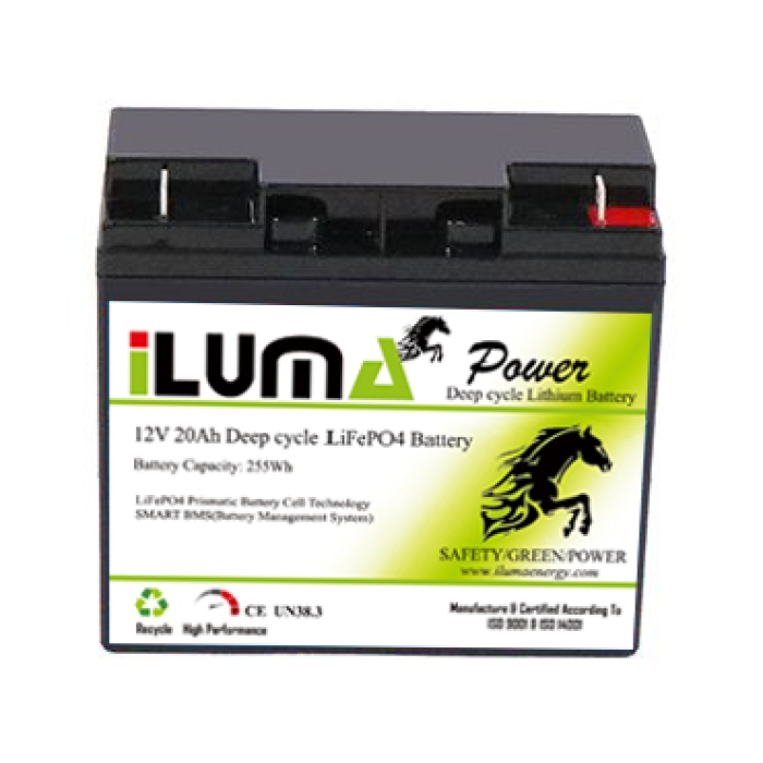 12V 20Ah LiFePO4 Battery