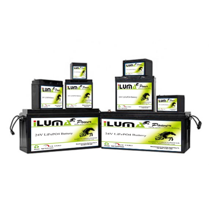 24V 20Ah LiFePO4 Battery