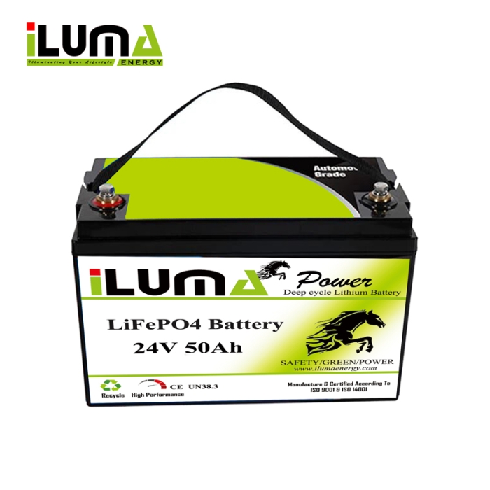 24V 50Ah Lithium Ion Battery