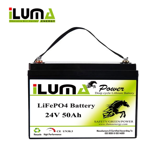24V 50Ah Lithium Ion Battery