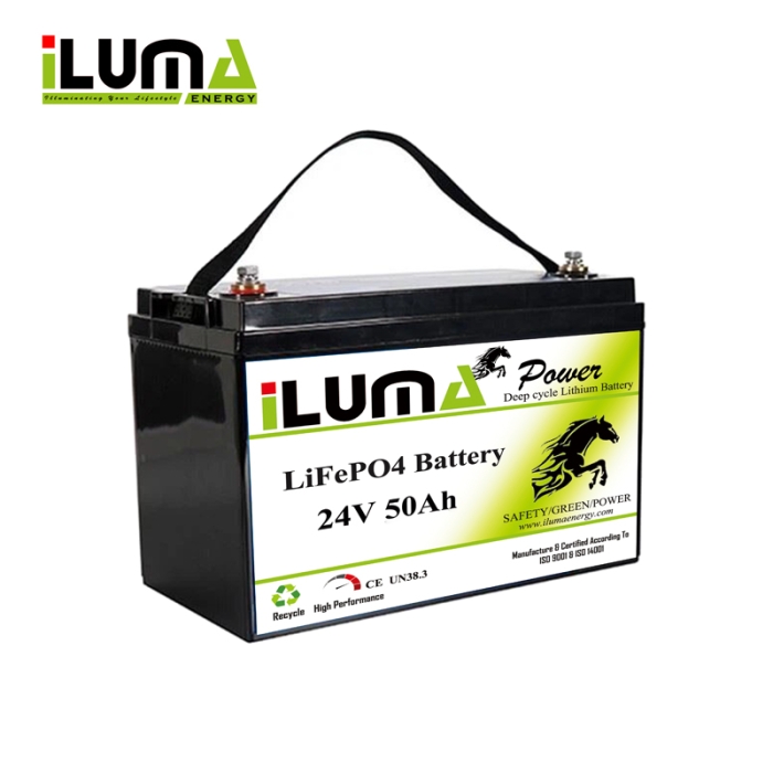 24V 50Ah Lithium Ion Battery