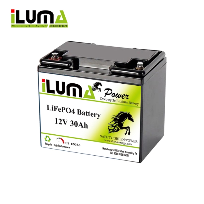 12V 30Ah Lithium-ion Battery