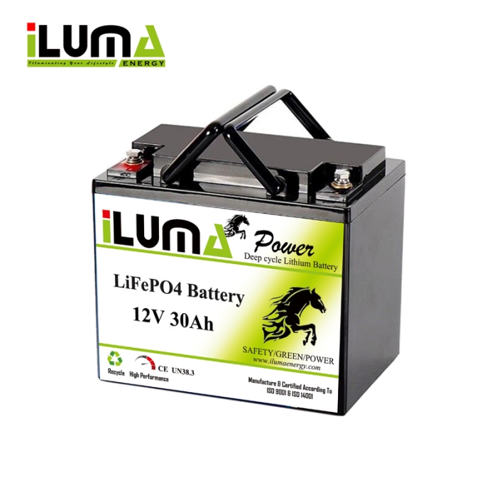 12V 30Ah Lithium-ion Battery