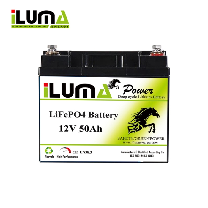 12V 50Ah Lithium-ion Battery
