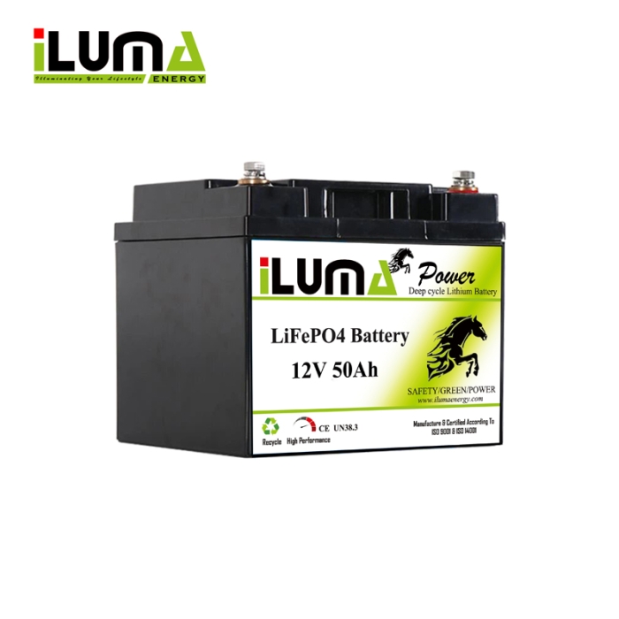 12V 50Ah Lithium-ion Battery