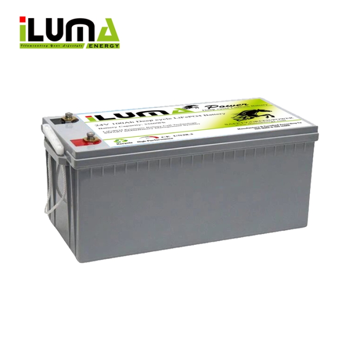 24V 100Ah LiFePO4 Battery