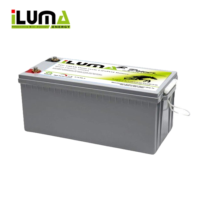 24V 100Ah LiFePO4 Battery